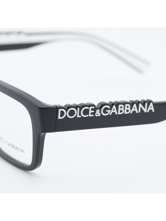 Dolce & Gabbana DG5112 501 Eyeglasses Black 55mm Rectangle Frame main image 8